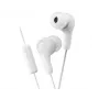 JVC Gumy Plus in-ear slúchadlá s mikrofónom, biela