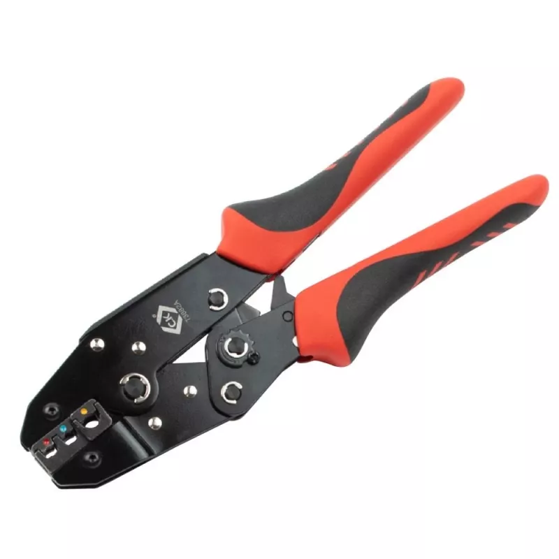 C.K Tools T3682A krimpovacie kliešte pre izolované káblové spojky 0,5-6 mm²