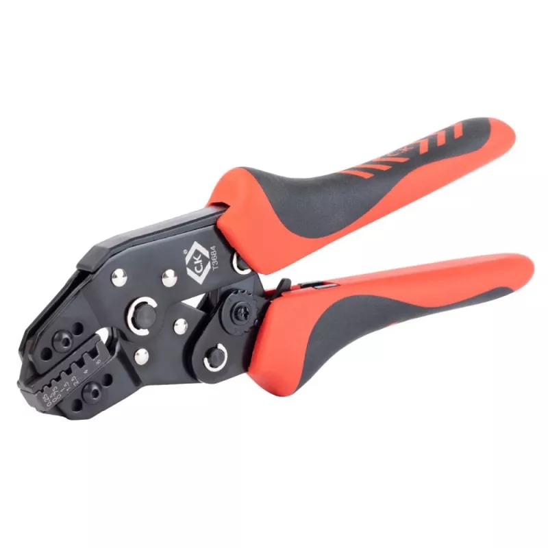 C.K Tools T3684 automatické krimpovacie kliešte pre dutinky 0,25-6 mm² (AWG 23-10)