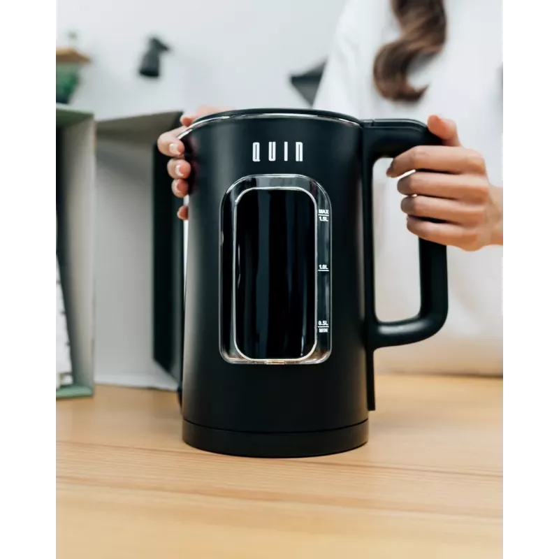 QUIN KTL-303 elektrická rýchlovarná kanvica, 1,5 L, čierna