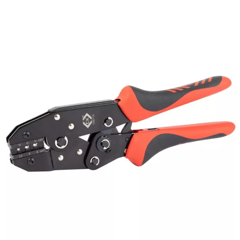 C.K Tools T3671A krimpovacie kliešte pre MC3- & MC4 solárne konektory 2,5-6 mm²