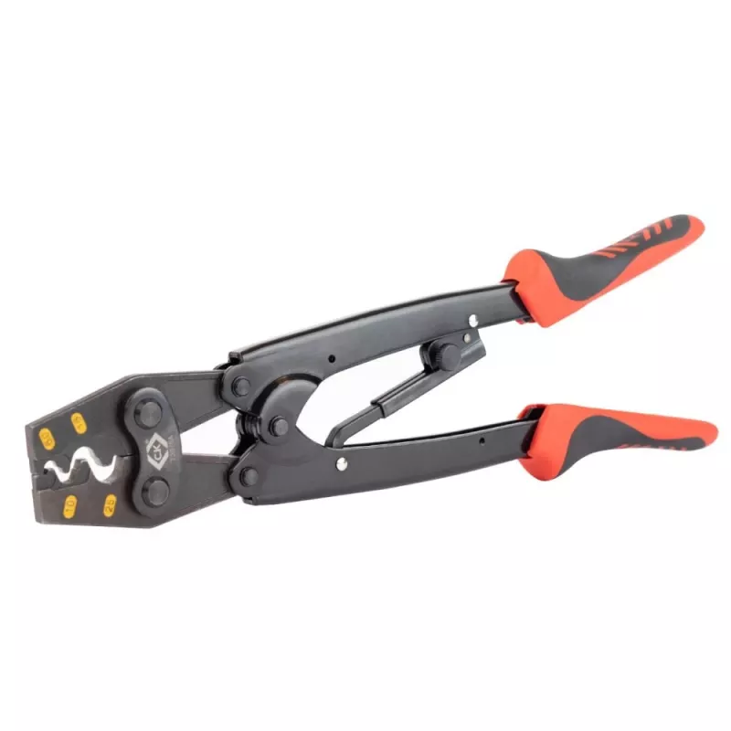 C.K Tools T3676A krimpovacie kliešte pre neizolované káblové spojky 6-25 mm²