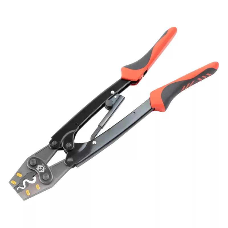 C.K Tools T3676A krimpovacie kliešte pre neizolované káblové spojky 6-25 mm²