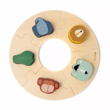 Trixie 36-158 drevené vzdelávacie puzzle pre deti od 12 mesiacov