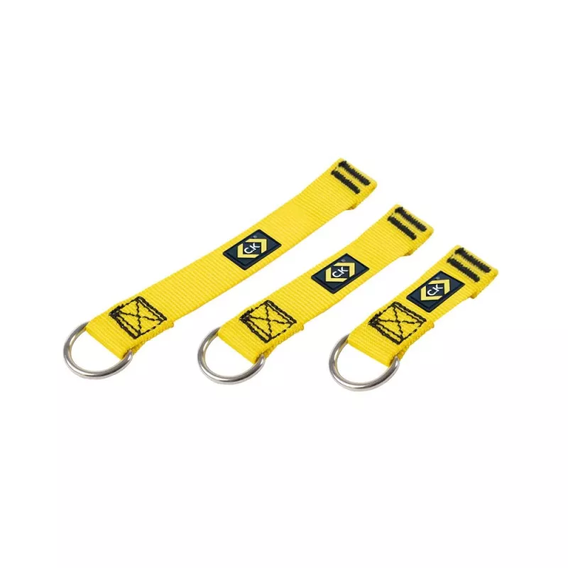 C.K Tools T8004 sada zaistení náradia s D-krúžkom 100/150/200 mm, balenie 3 ks