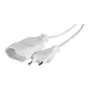 CUC Exertis Connect 573722 predlžovací kábel pre interiér, 1 AC zásuvka, 1,8 m, biela