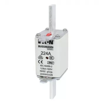 Eaton 100NHG02B NH poistka D02 100 A 500 V gG s mechanickým indikátorom, balenie 3 ks