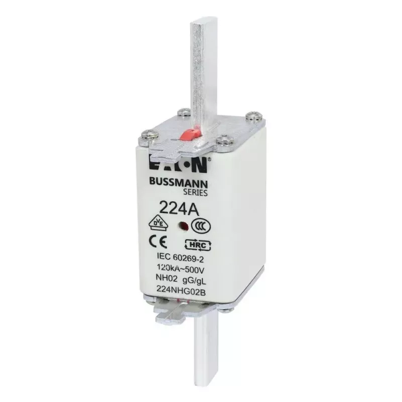 Eaton 100NHG02B NH poistka D02 100 A 500 V gG s mechanickým indikátorom, balenie 3 ks