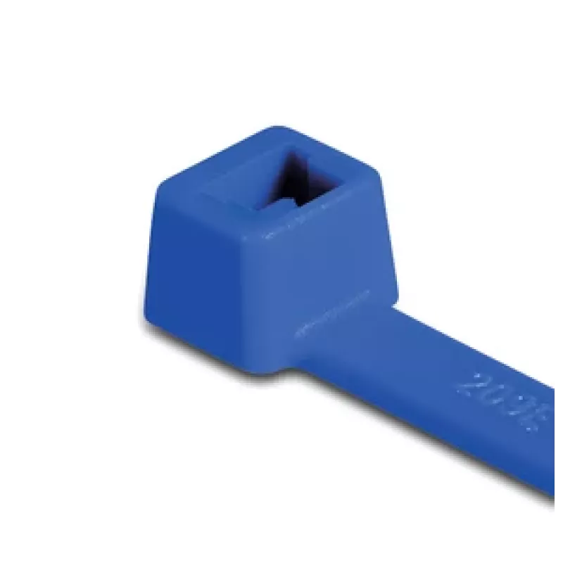 HellermannTyton T30R-PA66-BU modrá káblová páska, 150mm x 3,5mm, balenie 100 ks 111-03008