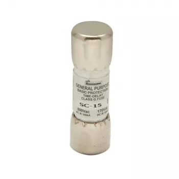 Eaton BK/SC-15 Bussmann SC poistka trieda G 15 A 600 V AC 170 V DC rýchla trubičková poistka
