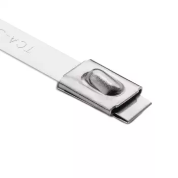 HellermannTyton MBT33H nerezová káblová páska, 360 mm x 7,9 mm, balenie 50 ks (111-94339)