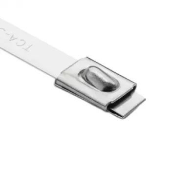 HellermannTyton MBT33H nerezová káblová páska, 360 mm x 7,9 mm, balenie 50 ks (111-94339)