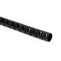 HellermannTyton HWPAV025-PA6V0-BK (25) vlnitá rúrka pozdĺžne rezaná, polyamid 6, čierna, 25 m 161-63401