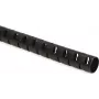 HellermannTyton HWPP25/2-BK pozdĺžne rezaná vlnitá rúrka, 25 mm menovitý priemer, čierna, dĺžka 25 m