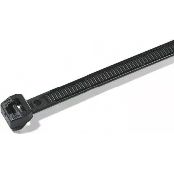 HellermannTyton T50MOS-HS-BK-C1 káblové pásky, 245 mm x 4,6 mm, čierne, 100 ks
