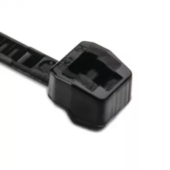 HellermannTyton OS-séria káblové pásky s vonkajším ozubením 100 x 2,5 mm, čierne, 100 kusov 118-04700