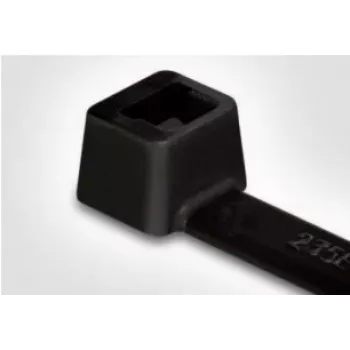 HellermannTyton T50R čierna káblová páska 200mm x 4,6mm, balenie 100 ks (138-00041)