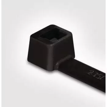 HellermannTyton T30L PA66 BK 100 káblové pásky, čierne, 200mm x 3,6mm, balenie 100 ks
