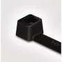 HellermannTyton T30L PA66 BK 100 káblové pásky, čierne, 200mm x 3,6mm, balenie 100 ks
