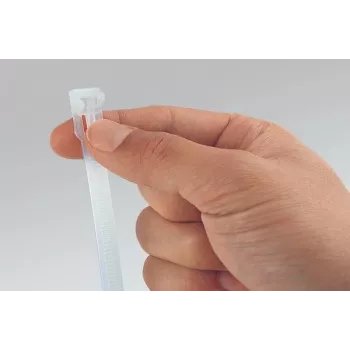 HellermannTyton REL140-NA opakovane použiteľná káblová páska, polyamid 6.6, prírodná, 140 x 7,6 mm, 100 ks