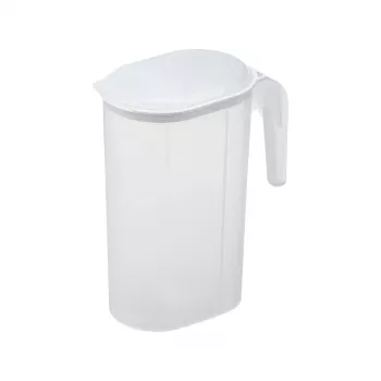 PLAST TEAM kanva na šťavu 1,5 L, priehľadná/biela, PP s TPE tesnením 11200800