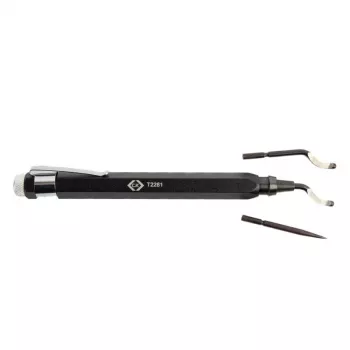C.K Tools T2281 sada nástrojov na odhrotovanie s 3 HSS čepeľami