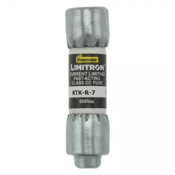 Eaton KTK-R-7 Class CC rýchla poistka, 7 A, 600 V AC, 200 kA vypínacia schopnosť, balenie 10 ks