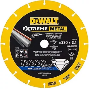 DEWALT DT40255-QZ EXTREME rezací kotúč 125 x 1,0 x 22,23 mm pre kov a nehrdzavejúcu oceľ