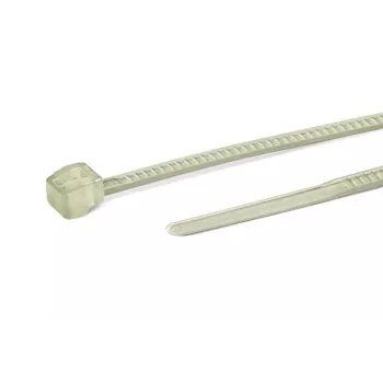 HellermannTyton T18ROS biela káblové viazače 100x2,5mm PA66 balenie 100 ks (118-00079)