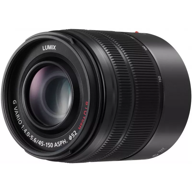 Panasonic Lumix G X Vario 45-150mm f/4.0-5.6 ASPH. MEGA O.I.S. objektív (čierny) H-FS45150E-K