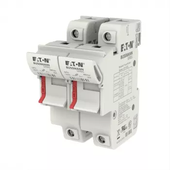 Eaton CH142DU 2-pólový valcový držiak poistky, 50 A, 690 V AC, montáž na DIN lištu, 14 x 51 mm