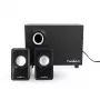 Nedis CSPR10021BK 2.1 sada PC reproduktorov, 33 W, napájanie cez USB, čierna