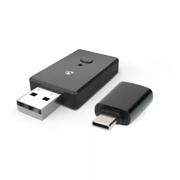 Nedis CKAA2400BK Bluetooth 5.0 USB-A adaptér čierny 10 m dosah