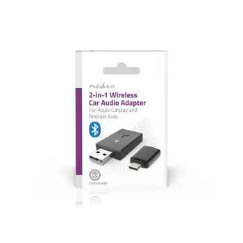 Nedis CKAA2400BK Bluetooth 5.0 USB-A adaptér čierny 10 m dosah