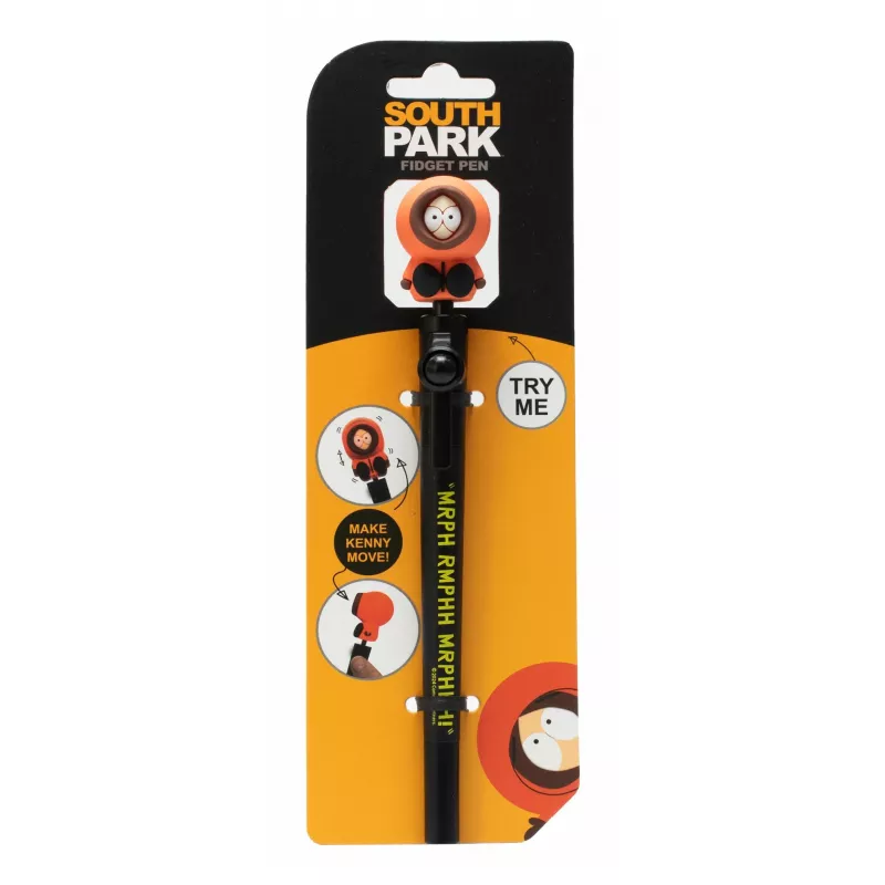 THUMBS UP Fidget Pen - South Park guľôčkové pero, čierny atrament, 1,0 mm 5056563717447