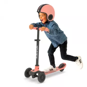 Chillafish Scotti 2-in-1 kolobežka a odrážadlo, Flamingo Pink, 1-5 rokov