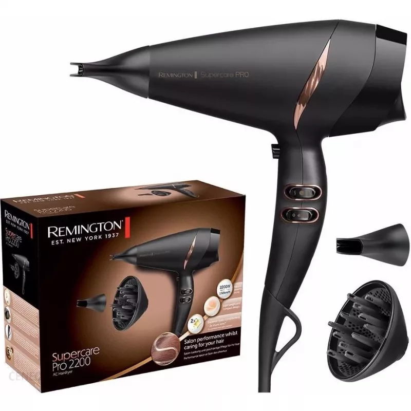 Remington Supercare Pro AC7200 sušič vlasov, 2200W, čierna