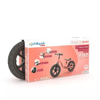 Chillafish Charlie Sport 12 odrážadlo, Flamingo Pink, 2-5 rokov