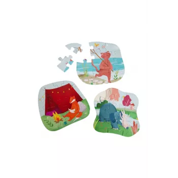 TRIXIE Dog Activity Roll-Out dávkovač maškŕt puzzle hračka, 3 diely, nastaviteľná obtiažnosť, interiér a exteriér