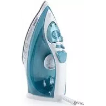 DOMO DO7060S parná žehlička 2200 W keramická žehliaca plocha 40 g/min parný ráz modrá/biela