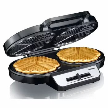 Melissa dvojité srdcové wafle 1200W nerez