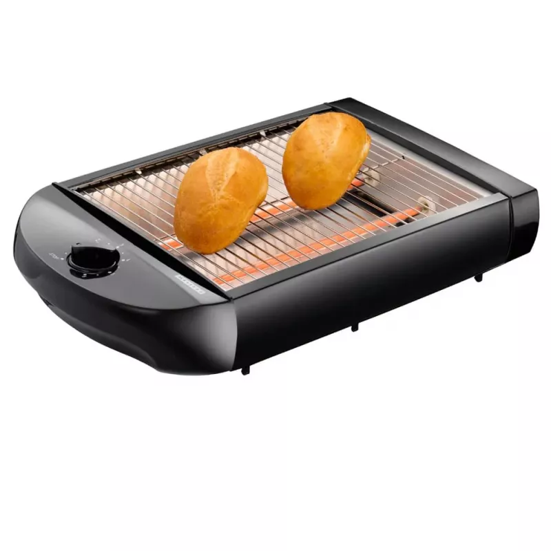 Lenco Melissa plochý hriankovač 600W čierny