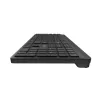 Natec Tang US bezdrôtová klávesnica Bluetooth + 2,4 GHz Silent Slim čierna