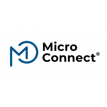 MicroConnect nemocničný napájací kábel Dánsko červený 3m typ K na IEC C13 MC-PE077133