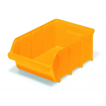 raaco E5 euro prehľadný skladovací box, 25 l, oranžový (123686)