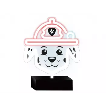 PAW Patrol LED neónová lampa so stojanom pre deti, Marshall