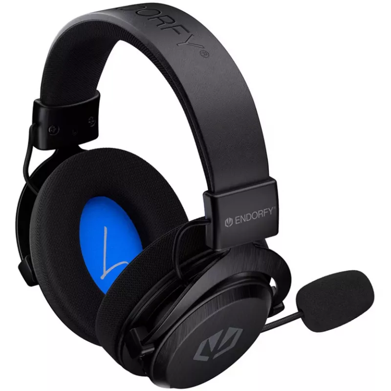 ENDORFY VIRO Infra Wireless herný headset (čierny, 2,4 GHz USB-C dongle, Bluetooth, USB-C, 3,5 mm jack)