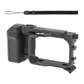 Sunnylife vloggingová súprava pre Insta360 GO Ultra, šnúrka + cold shoe, čierna (GU-BK150-D)