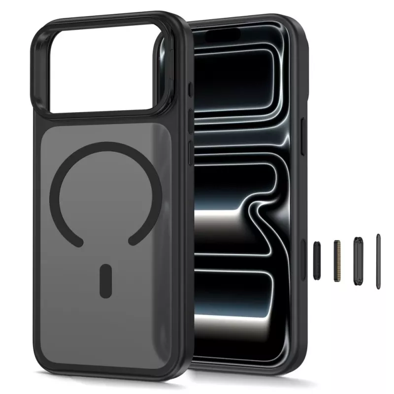 TECH-PROTECT MAGSTAND MagSafe nabíjacia stanica iPhone 17 Pro Max / 18 Pro Max matná čierna