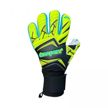 4Keepers Force V5 25 Wave NC brankárske rukavice čierna/fluo zelená veľkosť 9.5